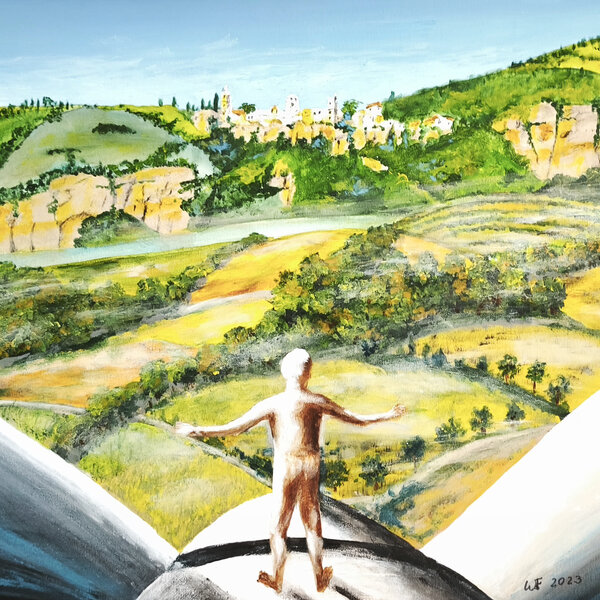 Max Ernst an der Ardèche